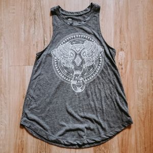 Gray Elephant Yoga Tank Top